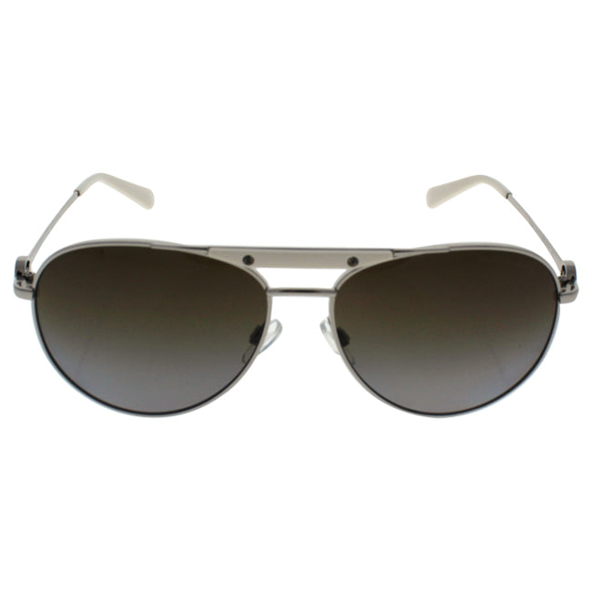 Michael Kors MK 5001 1001T5 Zanzibar - Silver-Brown Polarized by Michael Kors for Men - 58-14-135 mm Sunglasses