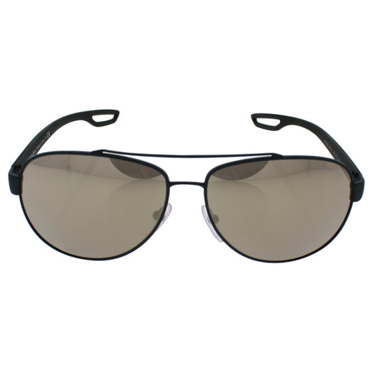 Prada SPS 55Q UFI-1C0 - Green Rubber-Light Brown Dark by Prada for Men - 62-14-140 mm Sunglasses