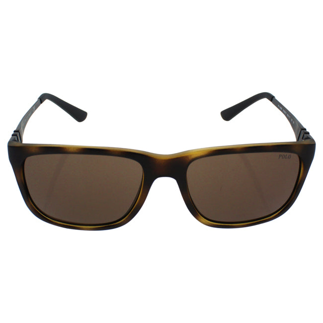 Polo Ralph Lauren PH 4088 5182-73 - Matte Dark Havana-Brown by Ralph Lauren for Men - 55-17-145 mm Sunglasses