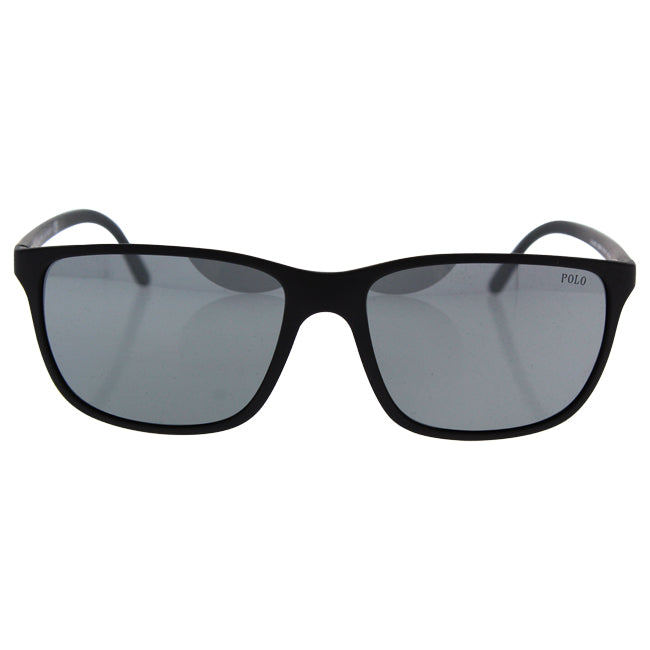 Polo Ralph Lauren PH 4092 55056G Black Gray by Ralph Lauren for Men - 58-16-145 mm Sunglasses