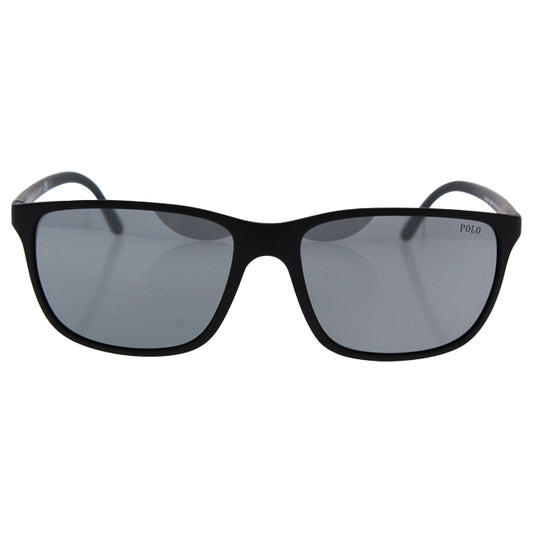 Polo Ralph Lauren PH 4092 55056G Black Gray by Ralph Lauren for Men - 58-16-145 mm Sunglasses