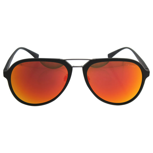 Prada SPS 05R UFI-5M0 - Green Rubber-Brown Orange by Prada for Men - 58-17-135 mm Sunglasses