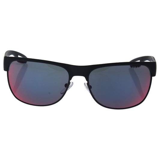 Prada SPS 57Q TFZ-9Q1 - Grey Rubber-Dark Grey Blue Red by Prada for Men - 58-16-140 mm Sunglasses