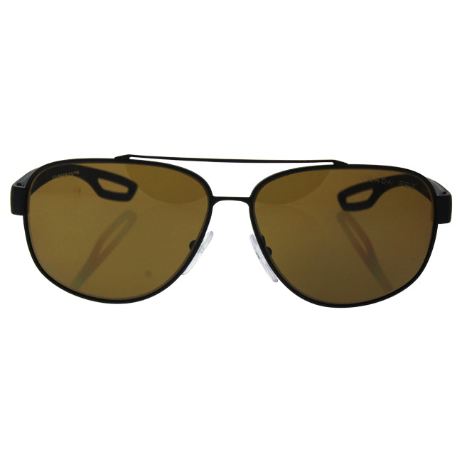 Prada SPS 58Q DG0-5Y1 - Black Rubber-Brown Polarized by Prada for Men - 60-12-140 mm Sunglasses