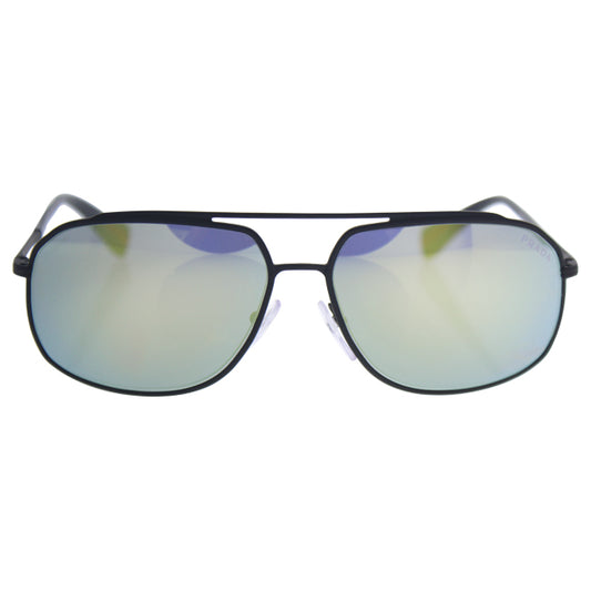 Prada SPS 56R TIG-4J2 - Grey Rubber-Green by Prada for Men - 60-14-140 mm Sunglasses