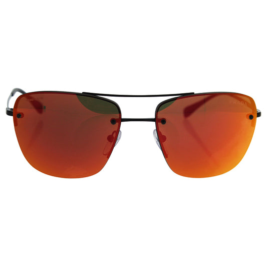 Prada SPS 52R 7AX-5L0 - Gunmetal-Brown Orange by Prada for Men - 56-16-135 mm Sunglasses