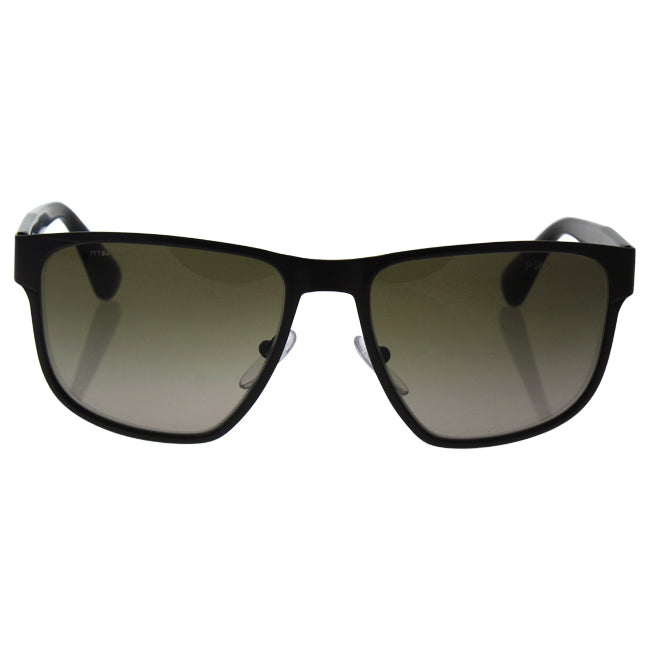 Prada SPR 55S LAH-1X1 - Matte Brown-Brown Gradient by Prada for Men - 55-17-140 mm Sunglasses
