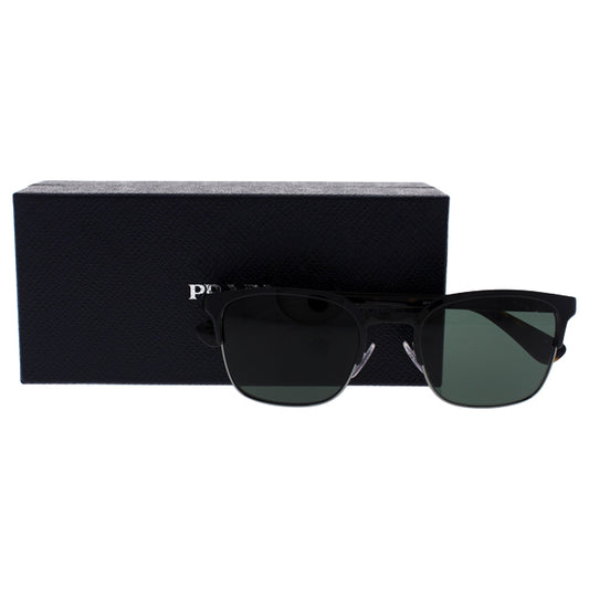 Prada SPR 61S 1AB-3O1 - Black Gunmetal-Grey Green by Prada for Men - 52-21-140 mm Sunglasses