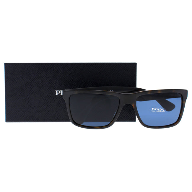 Prada SPR 19S HAQ-5P2 - Matte Havana-Blue by Prada for Men - 59-17-145 mm Sunglasses