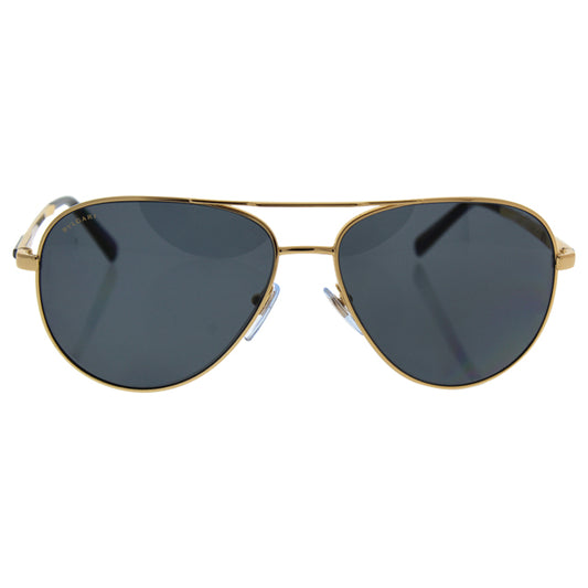 Bvlgari BV5029K 390-81 - Gold Plated-Grey Polarized by Bvlgari for Men - 61-15-140 mm Sunglasses