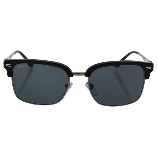 Bvlgari BV7026 5313-87 - Black Sand-Matte Gunmetal-Grey by Bvlgari for Men - 54-18-140 mm Sunglasses