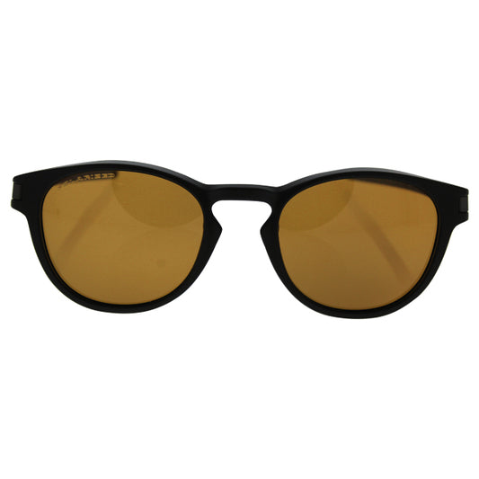 OakleY Latch OO9265-07 - Matte Black- Bronze Polarized by Oakley for Men - 53-21-139 mm Sunglasses