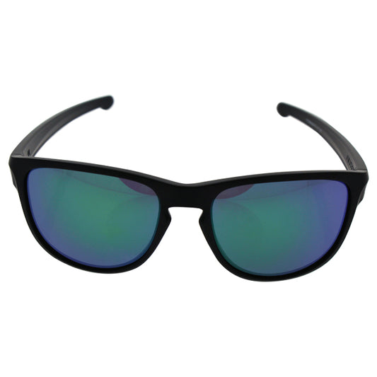 Oakley Sliver R OO9342-05 - Matte Black-Jade Iridium by Oakley for Men - 57-17-140 mm Sunglasses