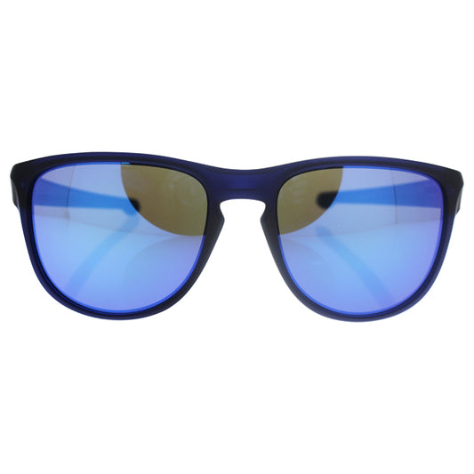 Oakley Sliver OO9342-09 - Matte Crystal Blue-Sapphire Iridium by Oakley for Men - 57-17-140 mm Sunglasses