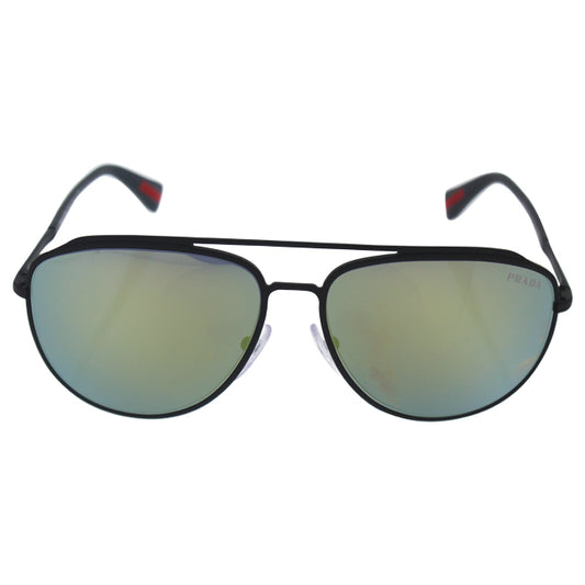 Prada SPS 55R TIG-4J2 - Grey Rubber-Green by Prada for Men - 59-14-140 mm Sunglasses