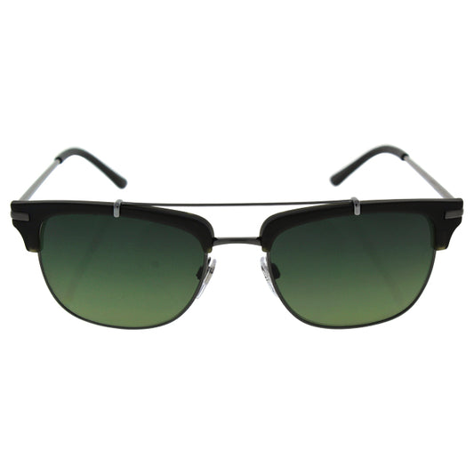 Burberry BE 4202-Q 3537-T4 - Brushed Gunmetal-Green Gradient Polarized by Burberry for Men - 54-19-145 mm Sunglasses