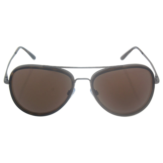 Giorgio Armani AR 6039 3003-73 Frames of Life -Matte Gunmetal-Matte Havana-Brown by Giorgio Armani for Men - 56-16-140 mm Sunglasses