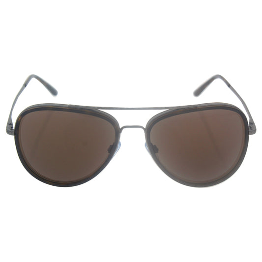 Giorgio Armani AR 6039 3003-73 Frames of Life -Matte Gunmetal-Matte Havana-Brown by Giorgio Armani for Men - 56-16-140 mm Sunglasses