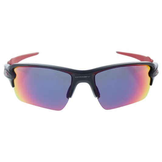 Oakley Flak 2.0 XL OO9188-24 - Polished Black/Positive Red Iridium by Oakley for Men - 59-12-133 mm Sunglasses