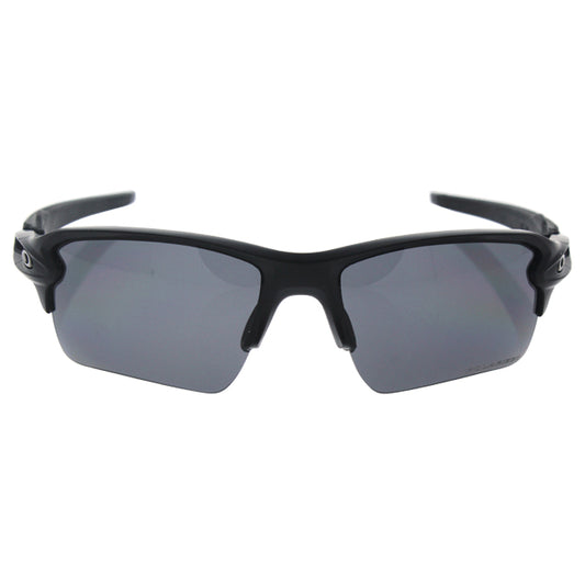 Oakley Flak 2.0 XL OO9188-14 - Matte Black/Grey Polarized by Oakley for Men - 59-12-133 mm Sunglasses