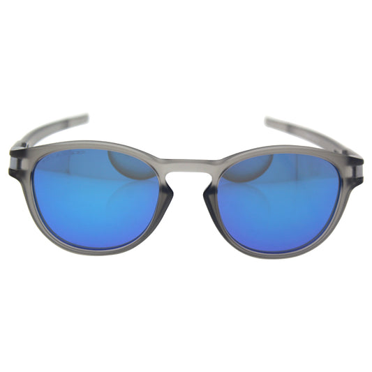 Oakley Latch OO9265-08 - Matte Gray Ink-Sapphire Iridium Polarized by Oakley for Men - 53-21-139 mm Sunglasses