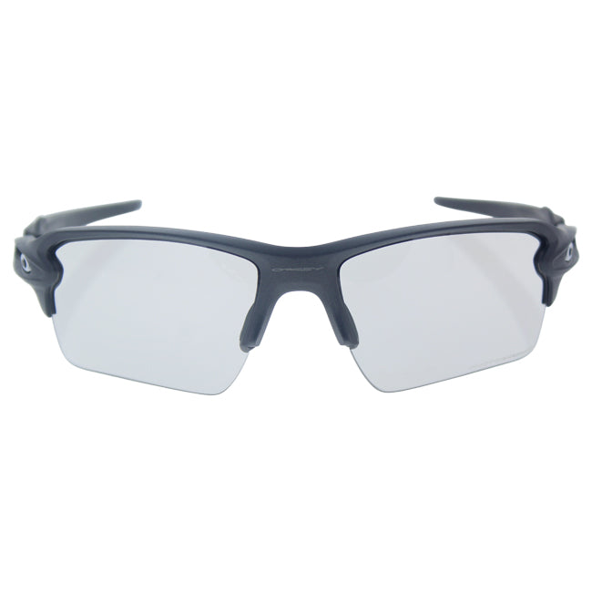 Oakley Flak 2.0 XL OO9188-16 - Steel/Clear Black Iridium Photochromic by Oakley for Men - 59-12-133 mm Sunglasses