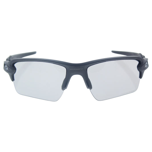 Oakley Flak 2.0 XL OO9188-16 - Steel/Clear Black Iridium Photochromic by Oakley for Men - 59-12-133 mm Sunglasses