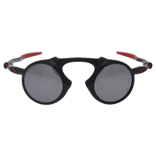 Oakley Madman Pewter OO6019-06 - Dark Carbon-Black Iridium Polarized by Oakley for Men - 42-29-151 mm Sunglasses
