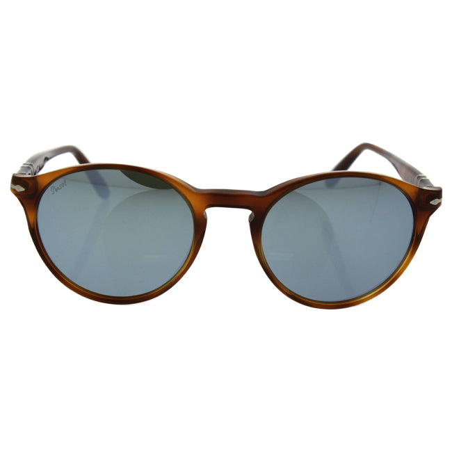 Persol PO3092SM 9041-30 - Terra Di Siena-Light Green Silver by Persol for Men - 50-19-145 mm Sunglasses