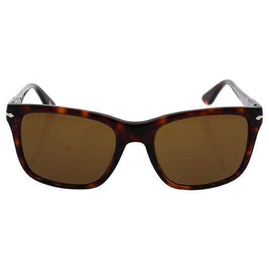 Persol PO3135S 24-57 - Havana-Brown Polarized by Persol for Men - 55-19-145 mm Sunglasses
