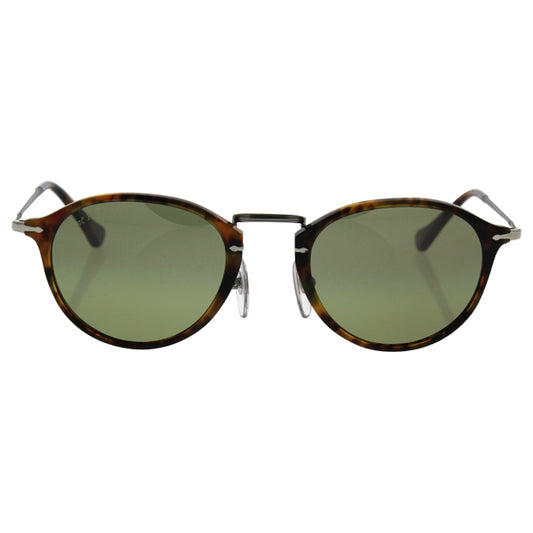Persol PO3046S 108-83 - Caffe-Green Faded Polarized by Persol for Men - 49-21-140 mm Sunglasses