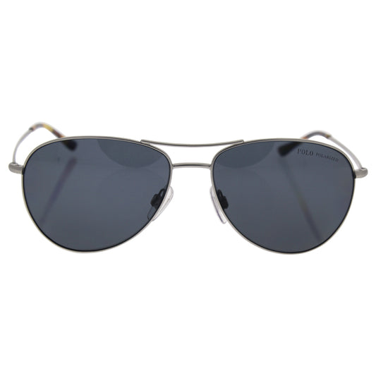 Polo Ralph Lauren PH 3084 9046-81 - Matte Silver-Grey Polarized by Ralph Lauren for Men - 58-15-145 mm Sunglasses