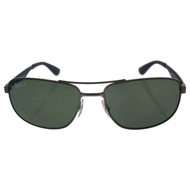 Ray Ban RB 3528 029-9A - Gunmetal-Green Classic G-15 Polarized by Ray Ban for Men - 58-17-145 mm Sunglasses