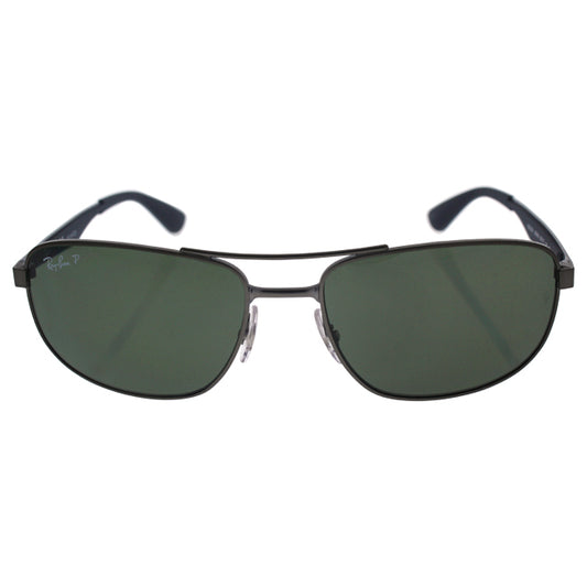 Ray Ban RB 3528 029-9A - Gunmetal-Green Classic G-15 Polarized by Ray Ban for Men - 58-17-145 mm Sunglasses