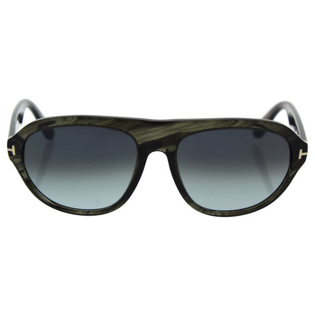 Tom Ford TF397 20B Ivan - Transparent Green-Gray Gradient by Tom Ford for Men - 58-17-145 mm Sunglasses