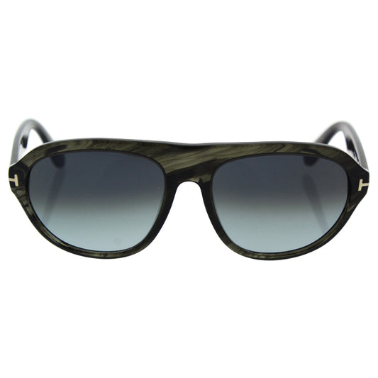 Tom Ford TF397 20B Ivan - Transparent Green-Gray Gradient by Tom Ford for Men - 58-17-145 mm Sunglasses