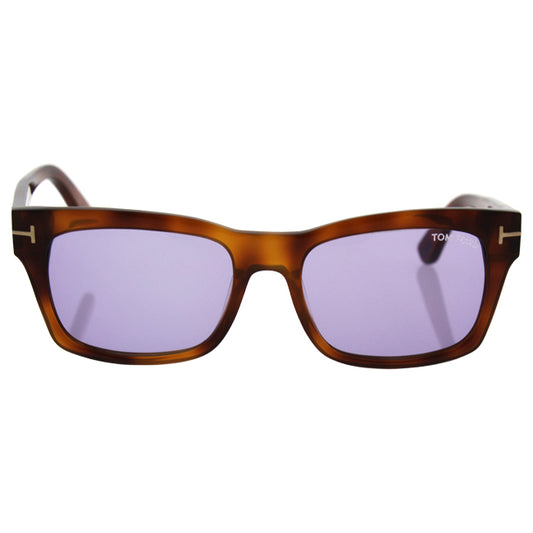 Tom Ford TF494 53Y Frederik - Blonde Havana-Violet by Tom Ford for Men - 54-18-140 mm Sunglasses