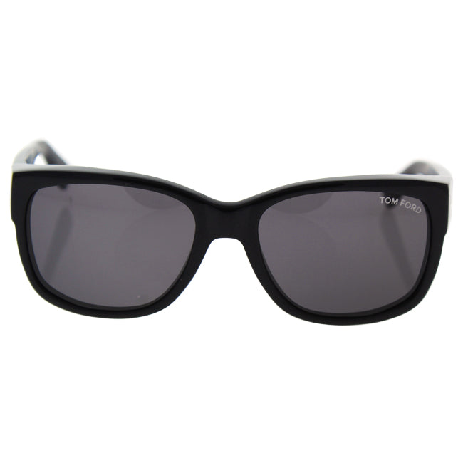 Tom Ford TF441 01A Carson - Shiny Black-Smoke by Tom Ford for Men - 56-17-130 mm Sunglasses