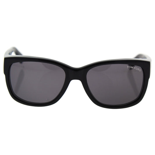 Tom Ford TF441 01A Carson - Shiny Black-Smoke by Tom Ford for Men - 56-17-130 mm Sunglasses