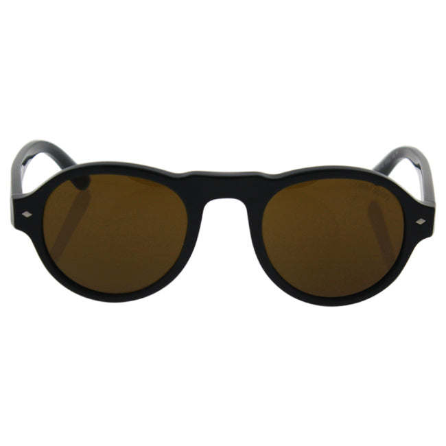 Giorgio Armani AR 8053 5357-52 Frames of Life - Green-Light Brown by Giorgio Armani for Men - 47-21-145 mm Sunglasses