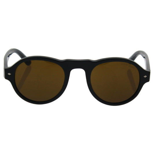 Giorgio Armani AR 8053 5357-52 Frames of Life - Green-Light Brown by Giorgio Armani for Men - 47-21-145 mm Sunglasses