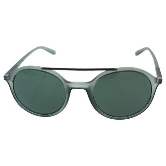 Giorgio Armani AR 8077 5484-71 - Matte Transparent Green-Grey Green by Giorgio Armani for Men - 50-21-140 mm Sunglasses