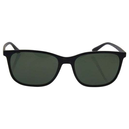 Giorgio Armani AR 8084 5089-9A Frames Of Life - Matte Havana-Green Polarized by Giorgio Armani for Men - 57-16-140 mm Sunglasses