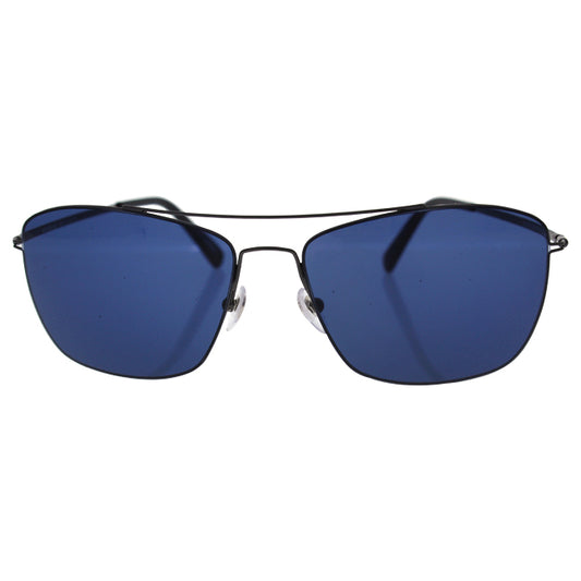 Mont Blanc MB594S 08V - Shiny Gumetal-Blue by Mont Blanc for Men - 59-15-145 mm Sunglasses