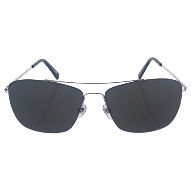 Mont Blanc MB594S 16A - Shiny Palladium-Smoke by Mont Blanc for Men - 59-15-145 mm Sunglasses