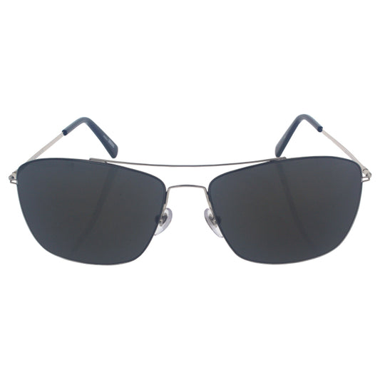 Mont Blanc MB594S 16A - Shiny Palladium-Smoke by Mont Blanc for Men - 59-15-145 mm Sunglasses