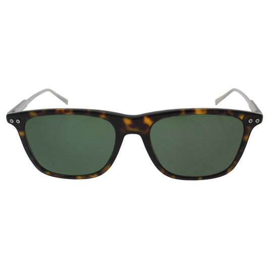 Mont Blanc MB600S 52R - Havana/Green Polarized by Mont Blanc for Men - 55-18-145 mm Sunglasses