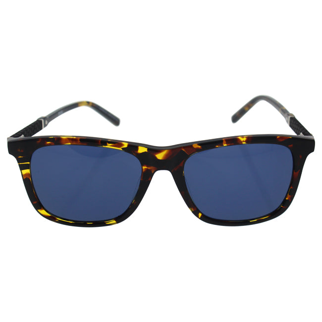 Mont Blanc MB606S 55V - Coloured Havana-Blue by Mont Blanc for Men - 54-18-145 mm Sunglasses