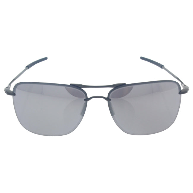 Oakley TailHook OO4087-02 - Carbon-Chrome Iridium by Oakley for Men - 60-15-121 mm Sunglasses