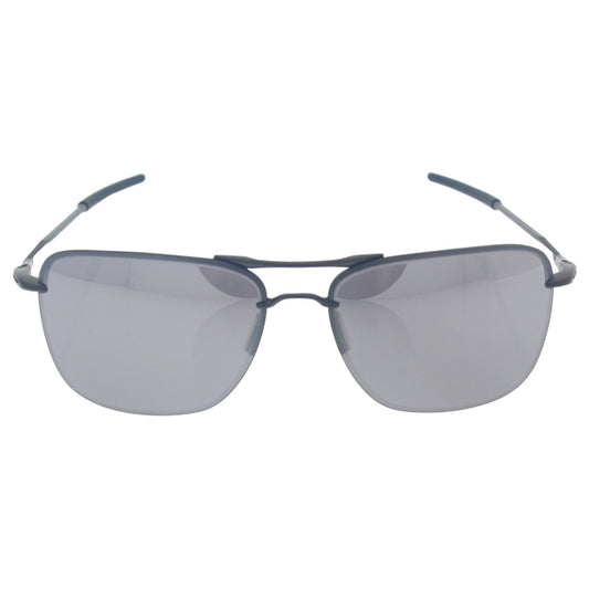 Oakley TailHook OO4087-02 - Carbon-Chrome Iridium by Oakley for Men - 60-15-121 mm Sunglasses